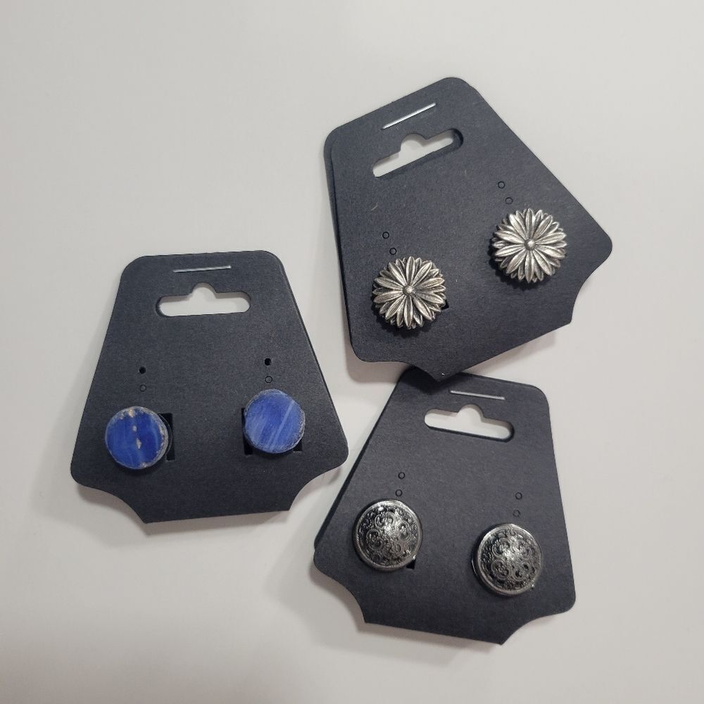 New bundle handmade of 3 pairs of earrings.